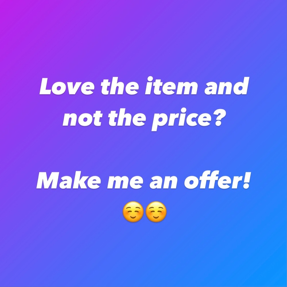 make me an offer! I want to empty my closet! 😬